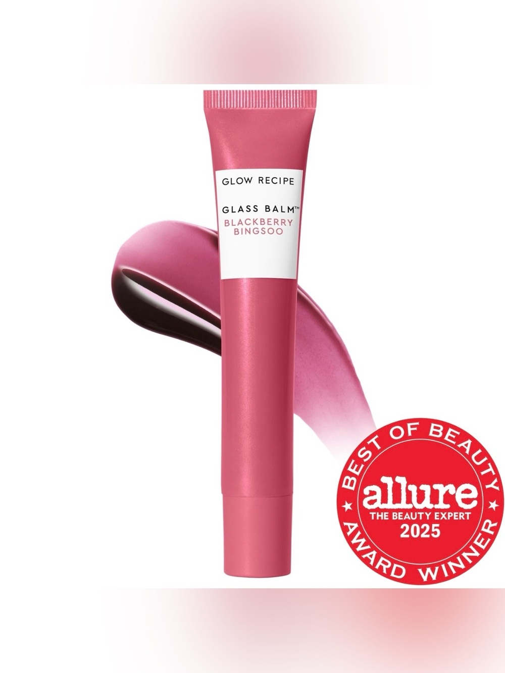 Glow Recipe Glass Balm Lip Treatment for Shine & Hydration- Blackberry Bingsoo